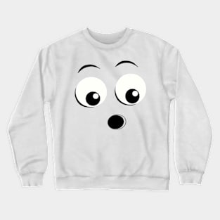 Emoji - surprised face Crewneck Sweatshirt